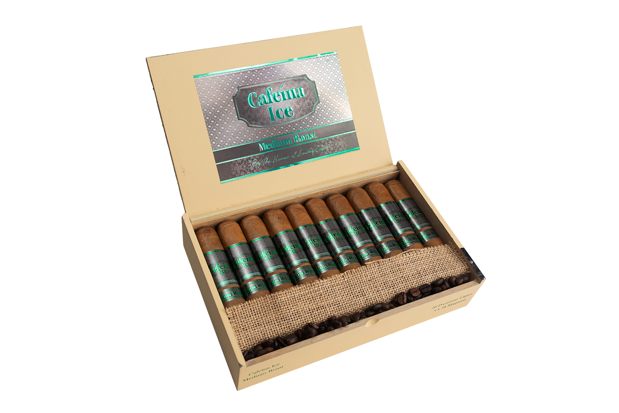 Lucky Cigars Cafeina Ice Medium Roast Magnum 5 x 58