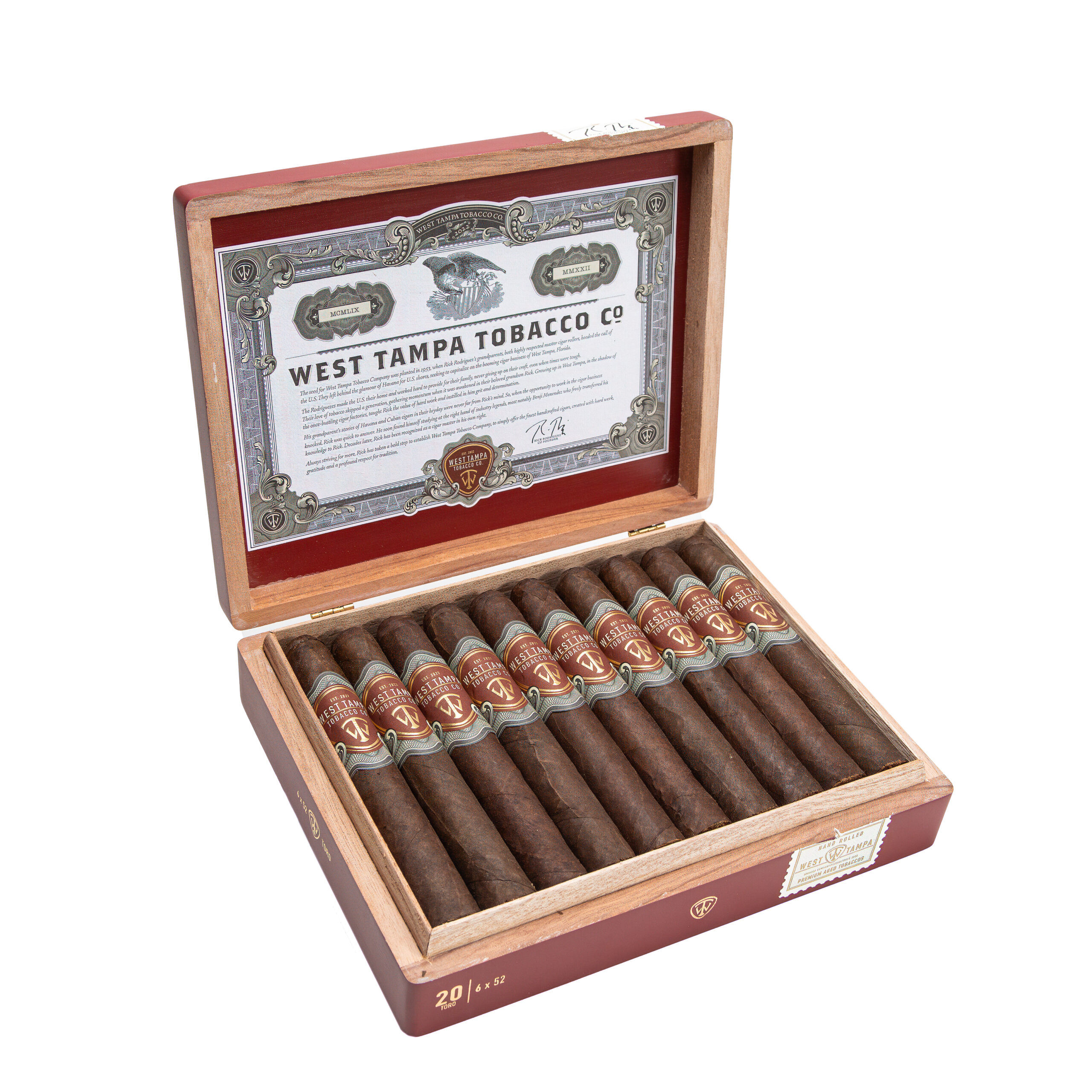 West Tampa Red Robusto 6 x 52