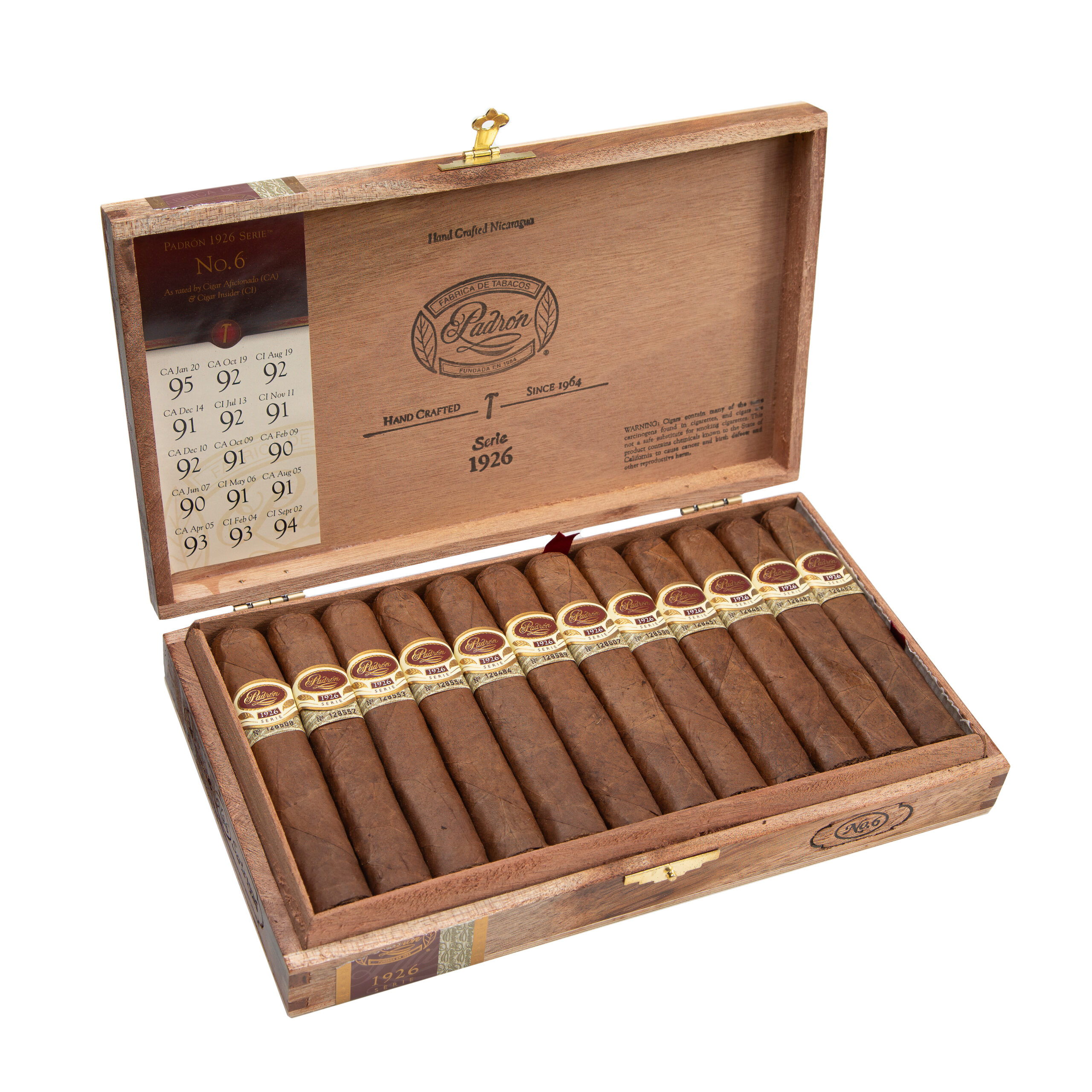 Padron 1926 Serie No. 6 Natural Robusto 4.75 x 50