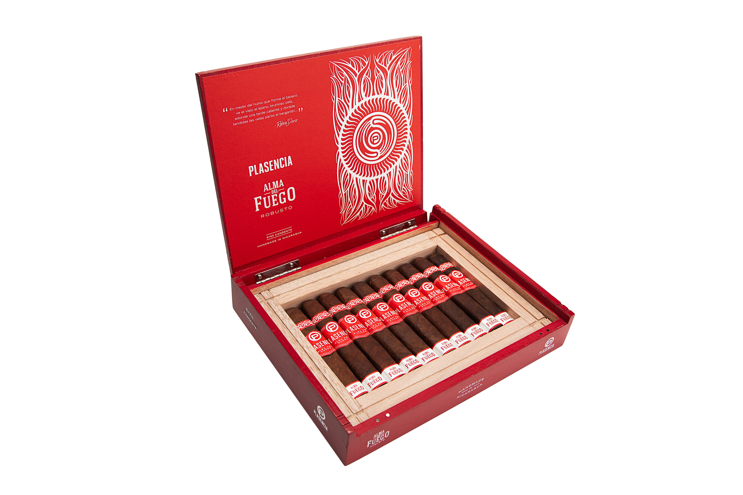 Plasencia Alma Del Fuego Candente Robusto 5 x 50