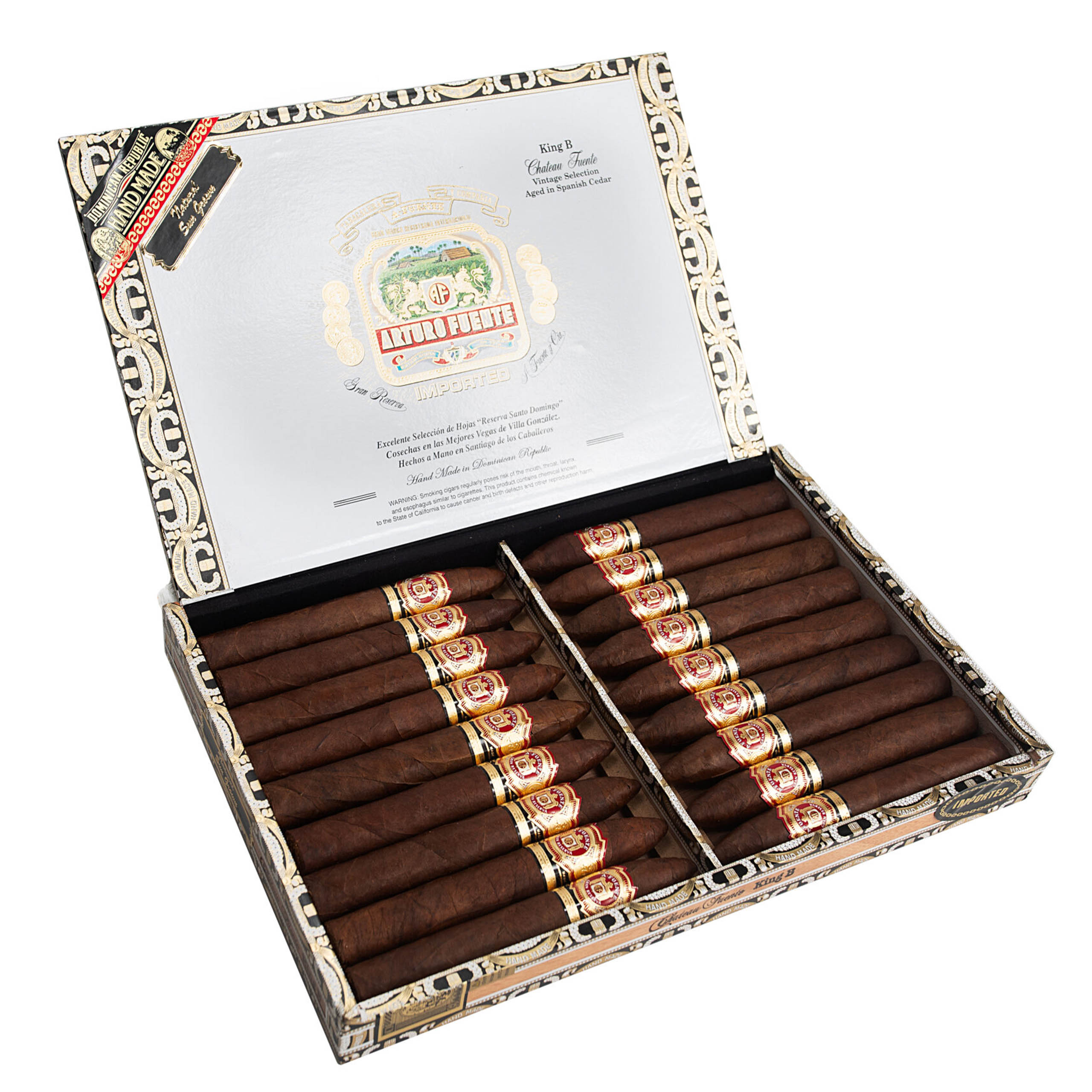 Arturo Fuente  Chateau Fuente King B 6 x 55